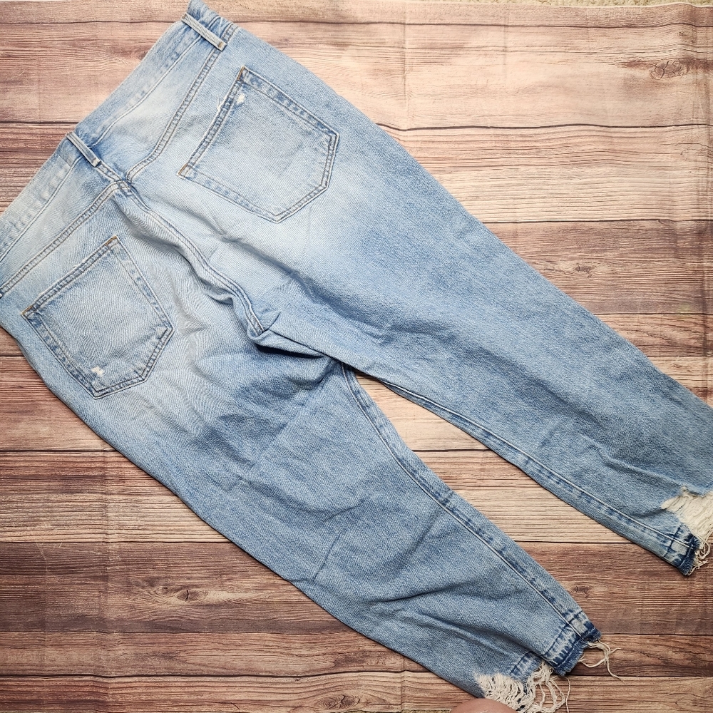 Frame Denim Light Blue Cropped Ankle Jeans - Picture 7 of 10